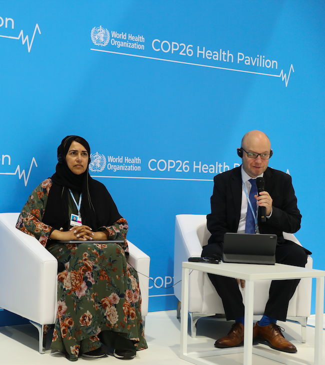 WISH CEO Stresses The Inextricable Link Between Climate Change And Health At COP 26