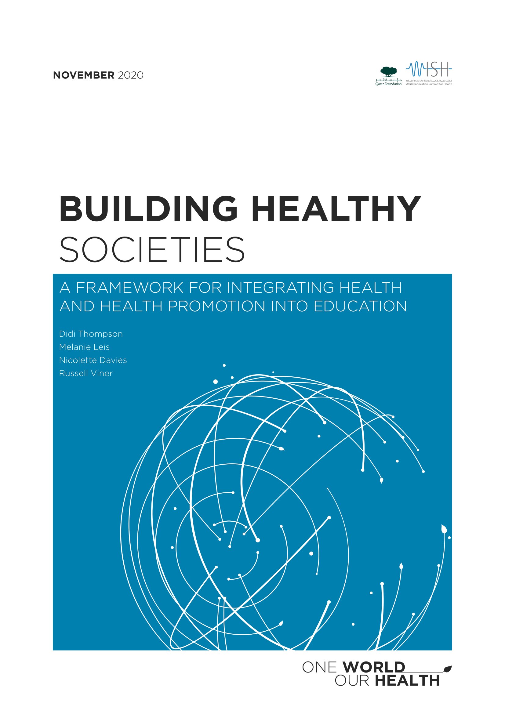 Building Healthy Societies: A framework for integrating Health and Health Promotion into Education