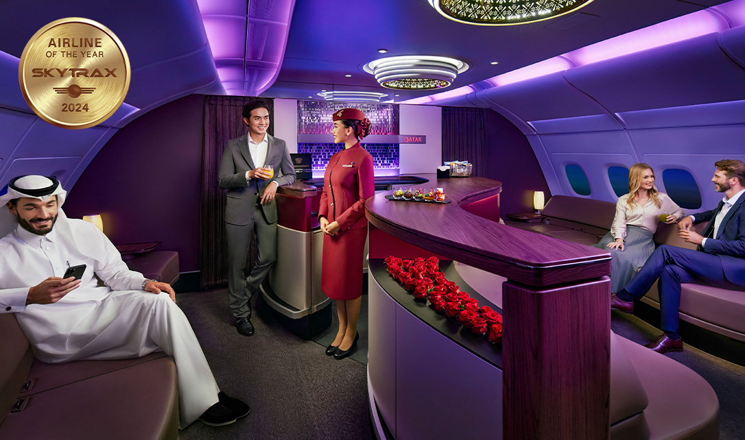 Fly with Qatar Airways